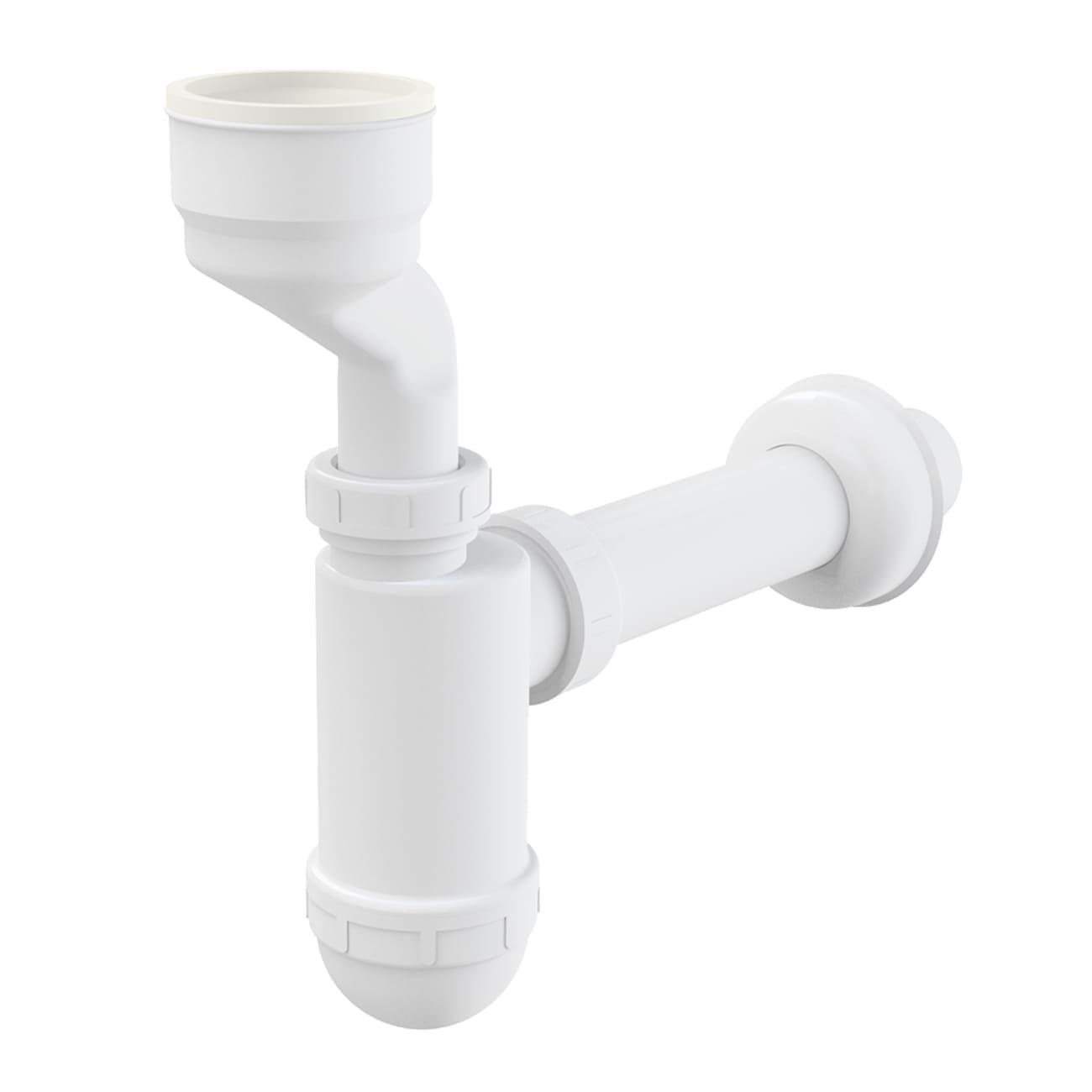 Сифон с манжетой для писсуара Alcaplast A45A-BL-01