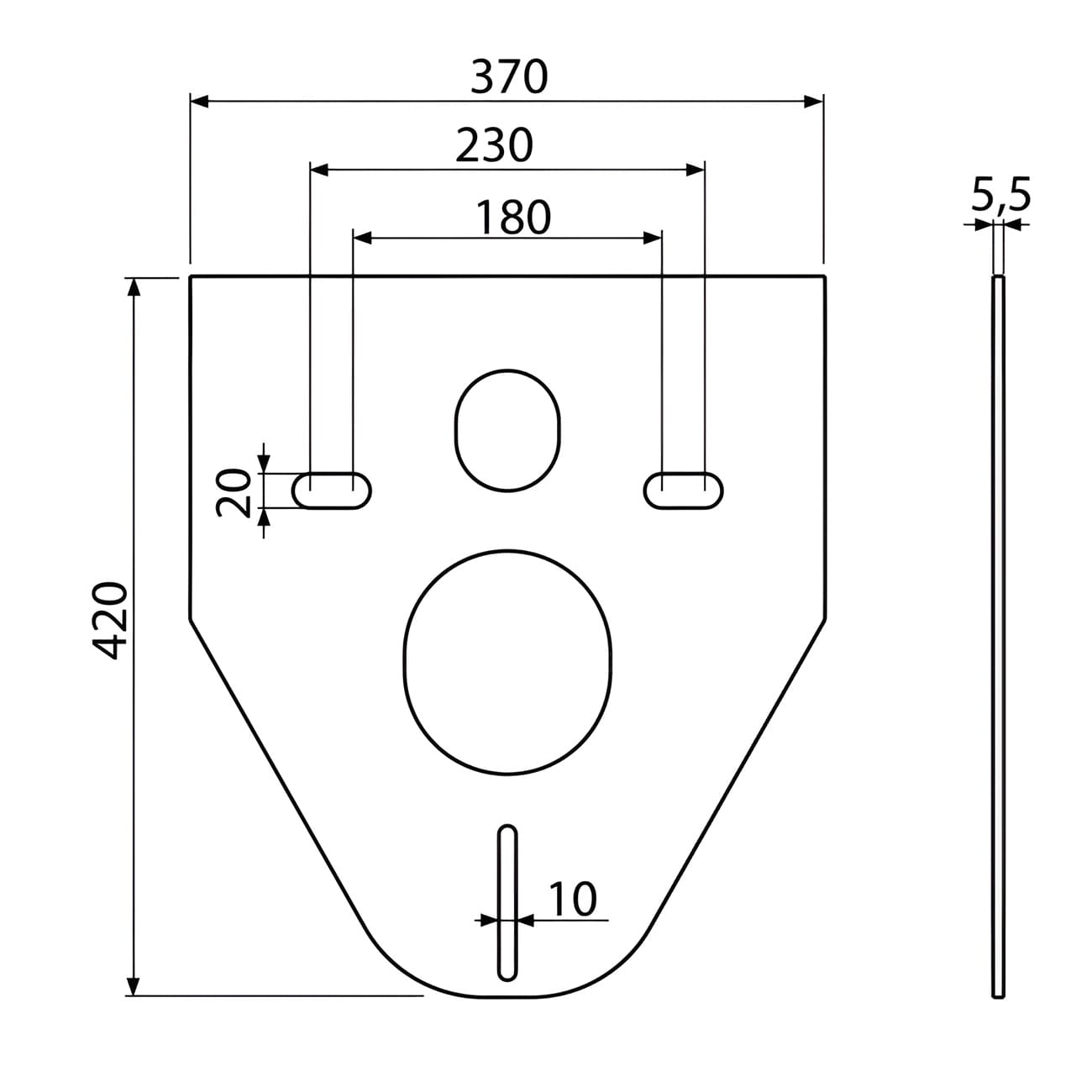 Звукоизоляционная прокладка для унитаза и биде Alcaplast M91-BL-01